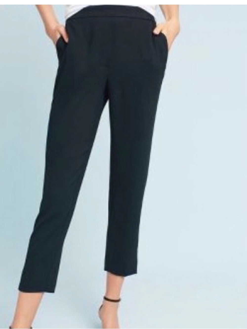 Anthropologie The Essential Pull-on Trouser Black